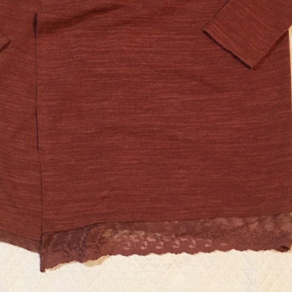 Kori Womens America Wrap Cardigan Sweater Rust Size Small - Picture 8 of 9